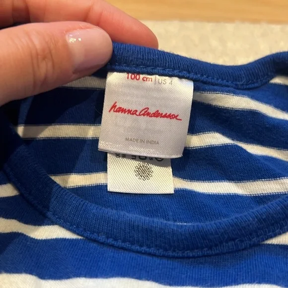 Hanna andersson | size 4 toddler girl twirl dress floral with matching leggings - Picture 2 of 4